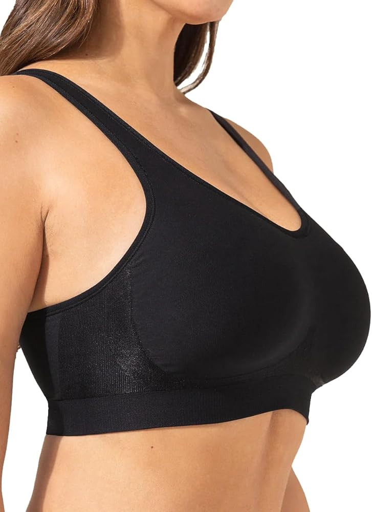 Truekind Bras for Women - Comfortable Wireless Support Bra, Seamless Full Coverage No Underwire B... | Amazon (US)