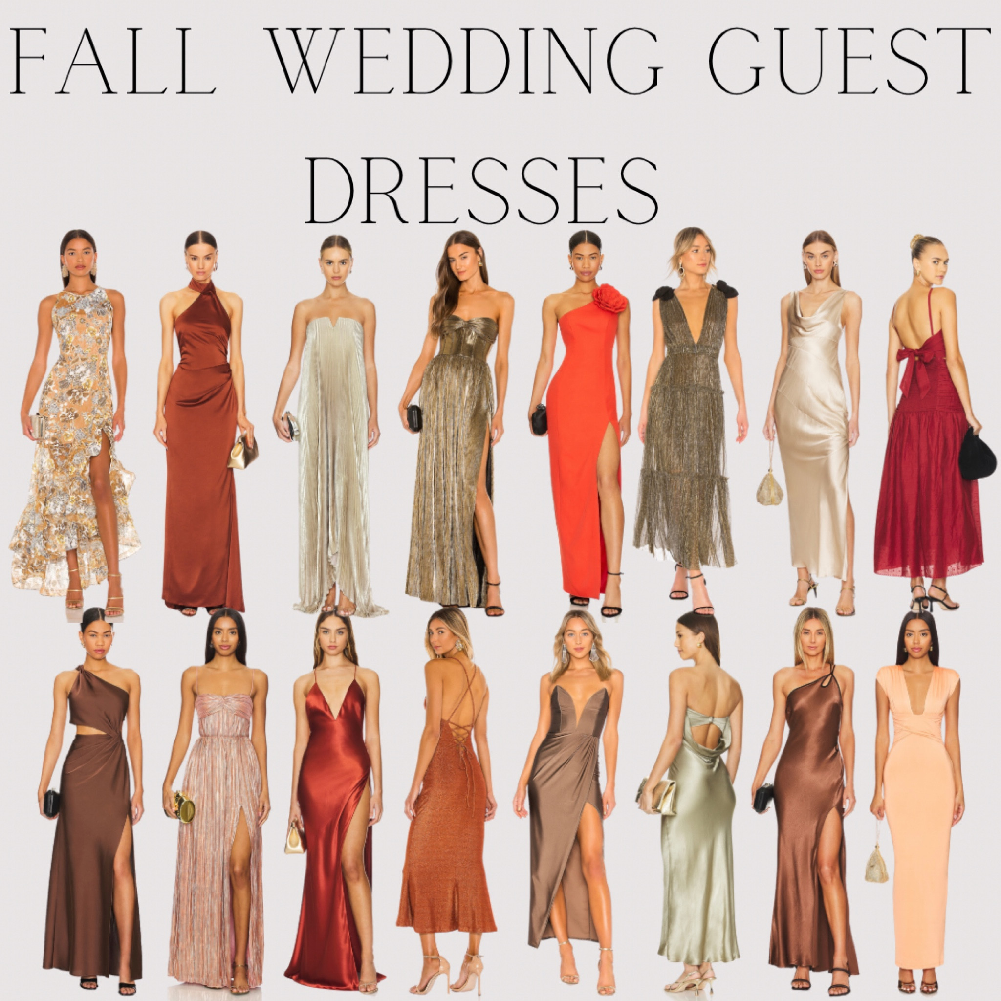 Loving these fall vibes at revolve. All these dresses are perfect for attending a wedding in the fall!!

#LTKParties #LTKSeasonal #LTKStyleTip