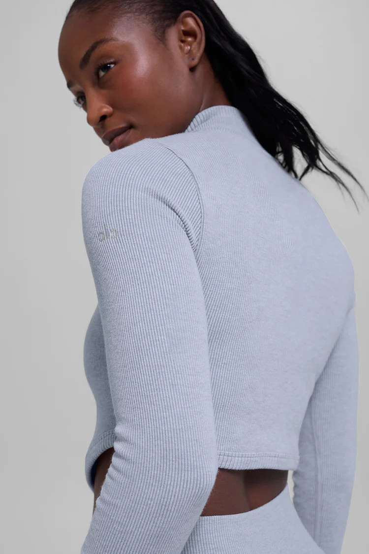 Seamless Two Tone Rib Jacket | Alo Yoga (US)
