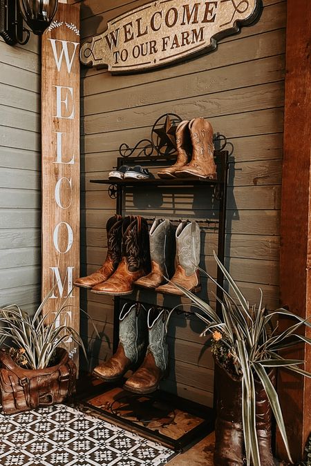 Western Porch Boot Rack 

#LTKworkwear #LTKstyletip #LTKfamily