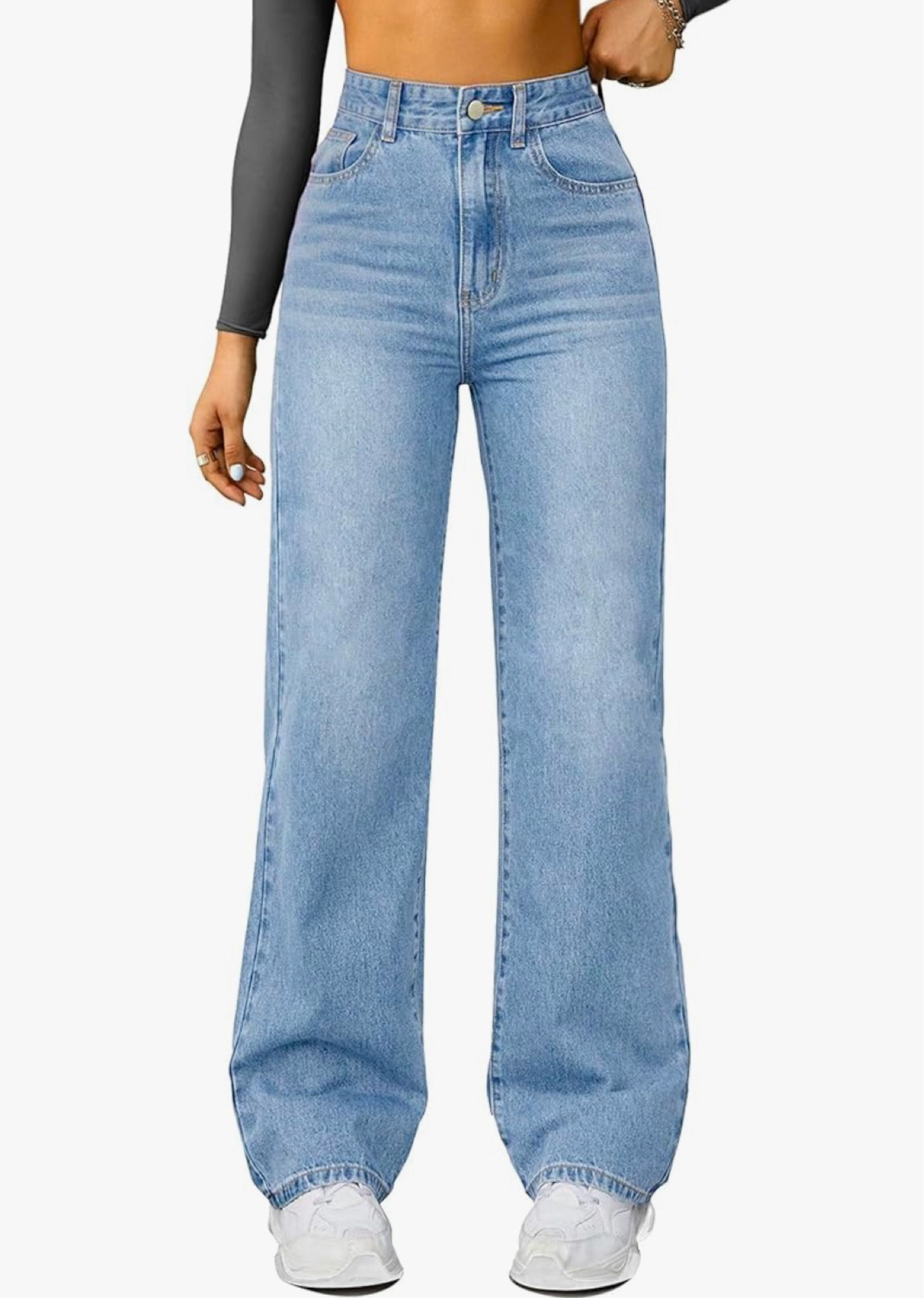 90's high waist straight leg jeans 🔥 

90's. Y2K. High waist. Straight leg. Denim. Blue jeans. Casual. Women's basics. Trending. Under $50. LTK finds under $50. LTK style. 

#LTKFindsUnder100 #LTKStyleTip #LTKFindsUnder50