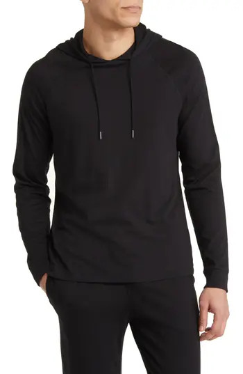 Nordstrom Organic Cotton & Tencel® Modal Hoodie in Black at Nordstrom Rack, Size Xx-Large | Nordstrom Rack
