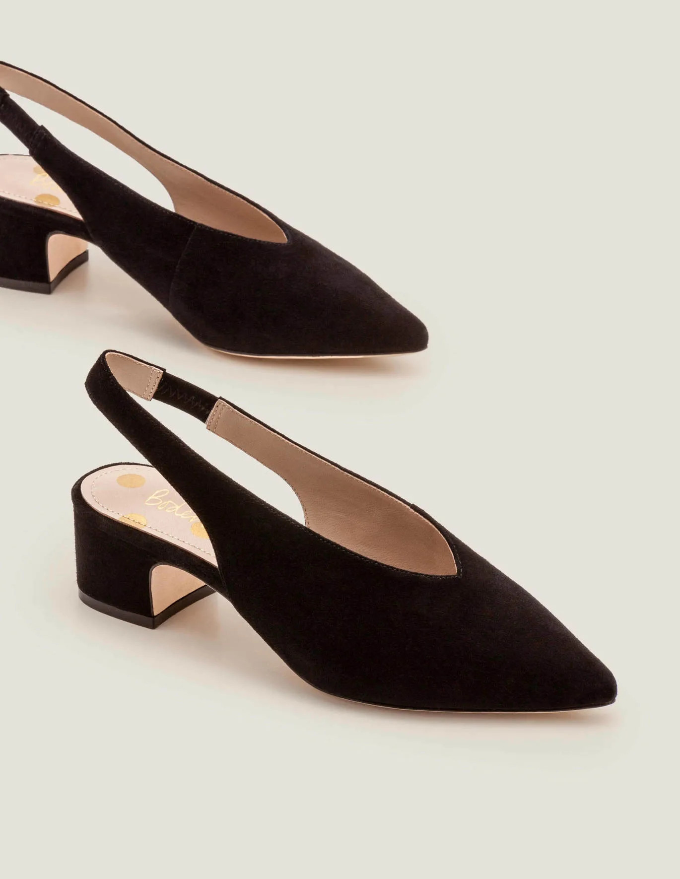 Lena Slingback Heels - Black | Boden (AU)