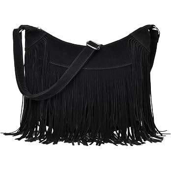 Fringe Hobo Bags for Women Vintage Suede Crossbody Bag Hippie Western Cowgirl Purses Tassel Shoul... | Amazon (US)