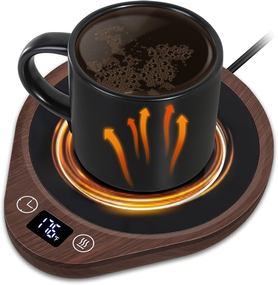 PUSEE Coffee Mug Warmer, Electric Large Candle Warmer Plate with 4H Auto Shut Off, 3-Temp Setting... | Amazon (US)