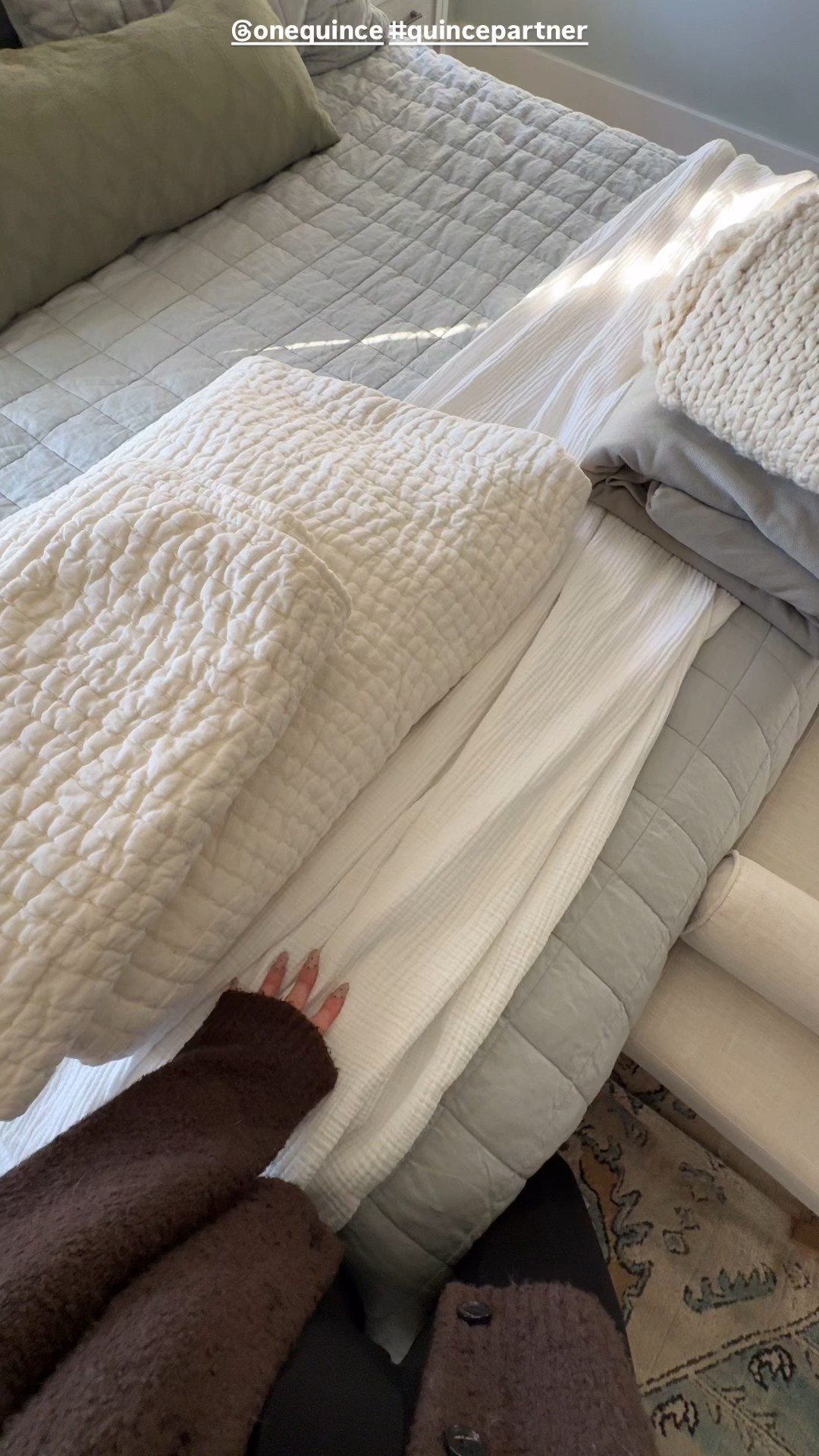 @onequince new cotton linen blend bedding for spring. Quality is 12/10 highly recommend!! #quincepartner

#LTKmorningroutine #LTKdayinmylife #LTKHome