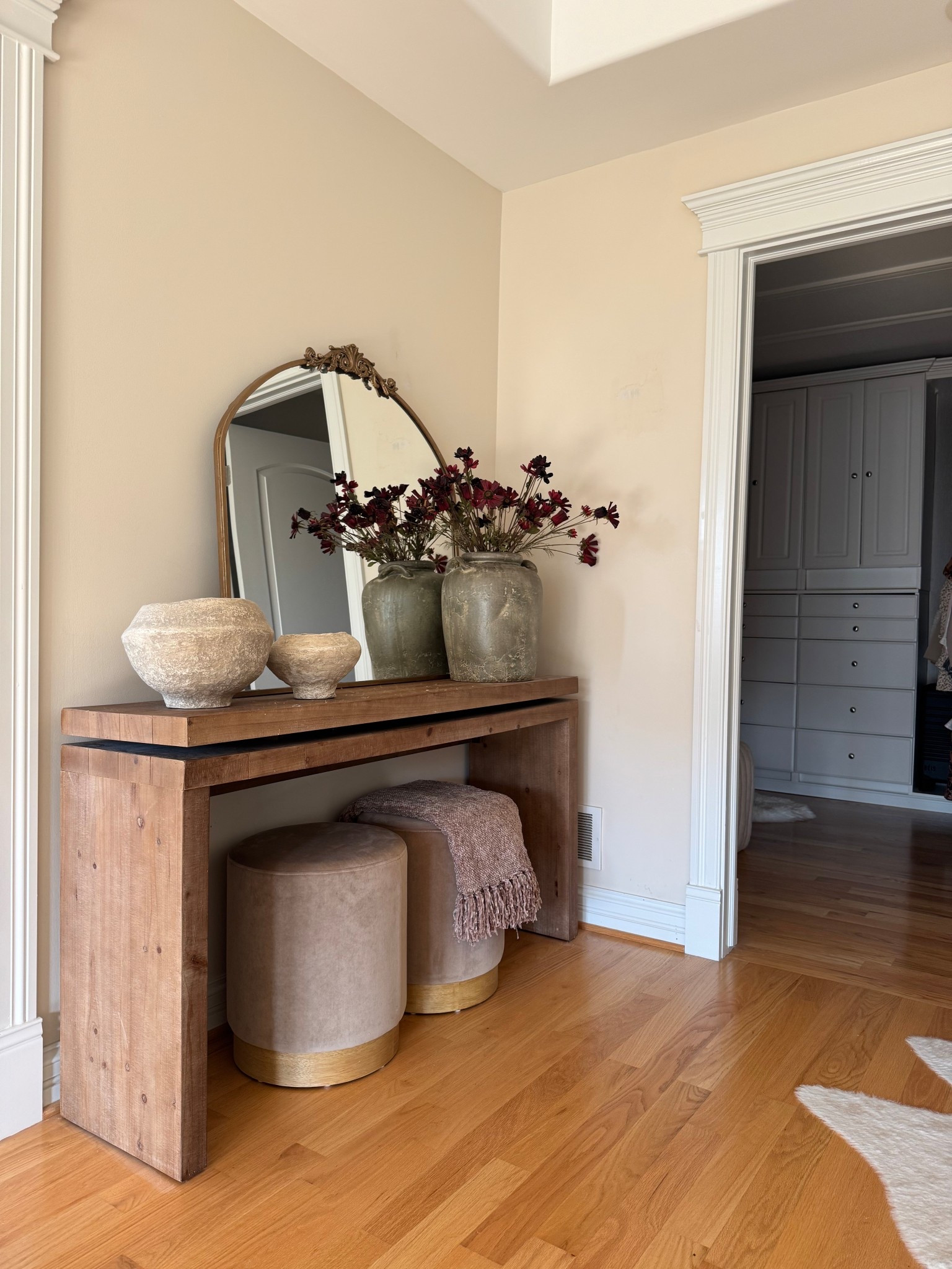Console table styling idea! This table is such a great affordable find but looks designer!!

#LTKHome #LTKSaleAlert #LTKSeasonal