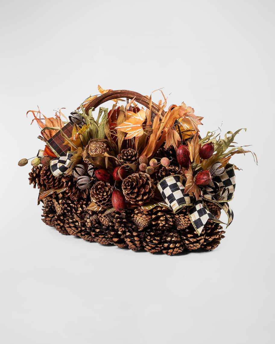 MacKenzie-Childs Fall On The Farm Basket Arrangement | Neiman Marcus