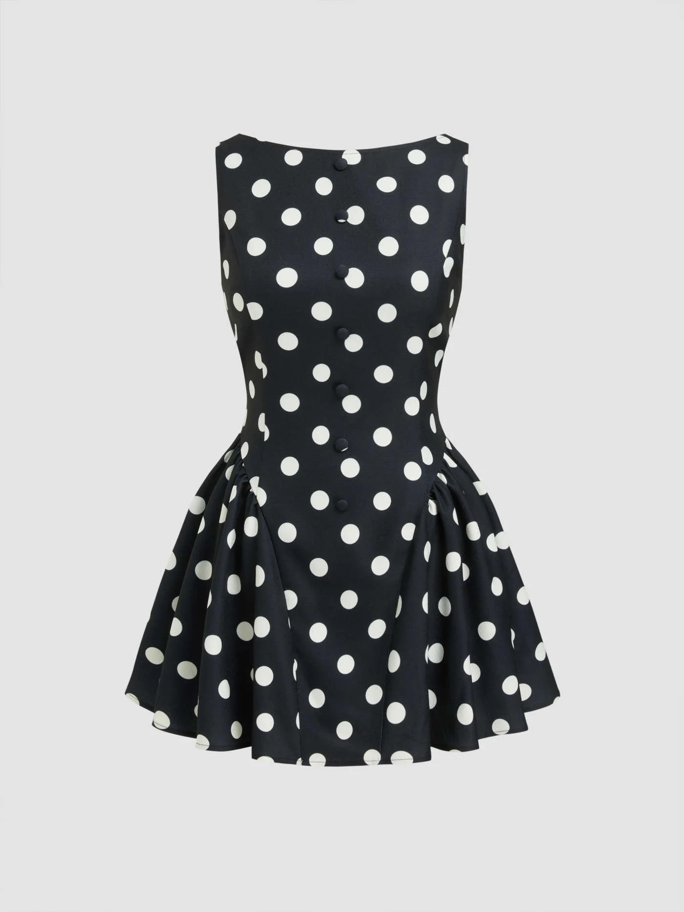 Summer Dress Summer Dresses Summer Vacation Dresses Woven Boat Neck Knotted Polka Dot Backless Mi... | Cider