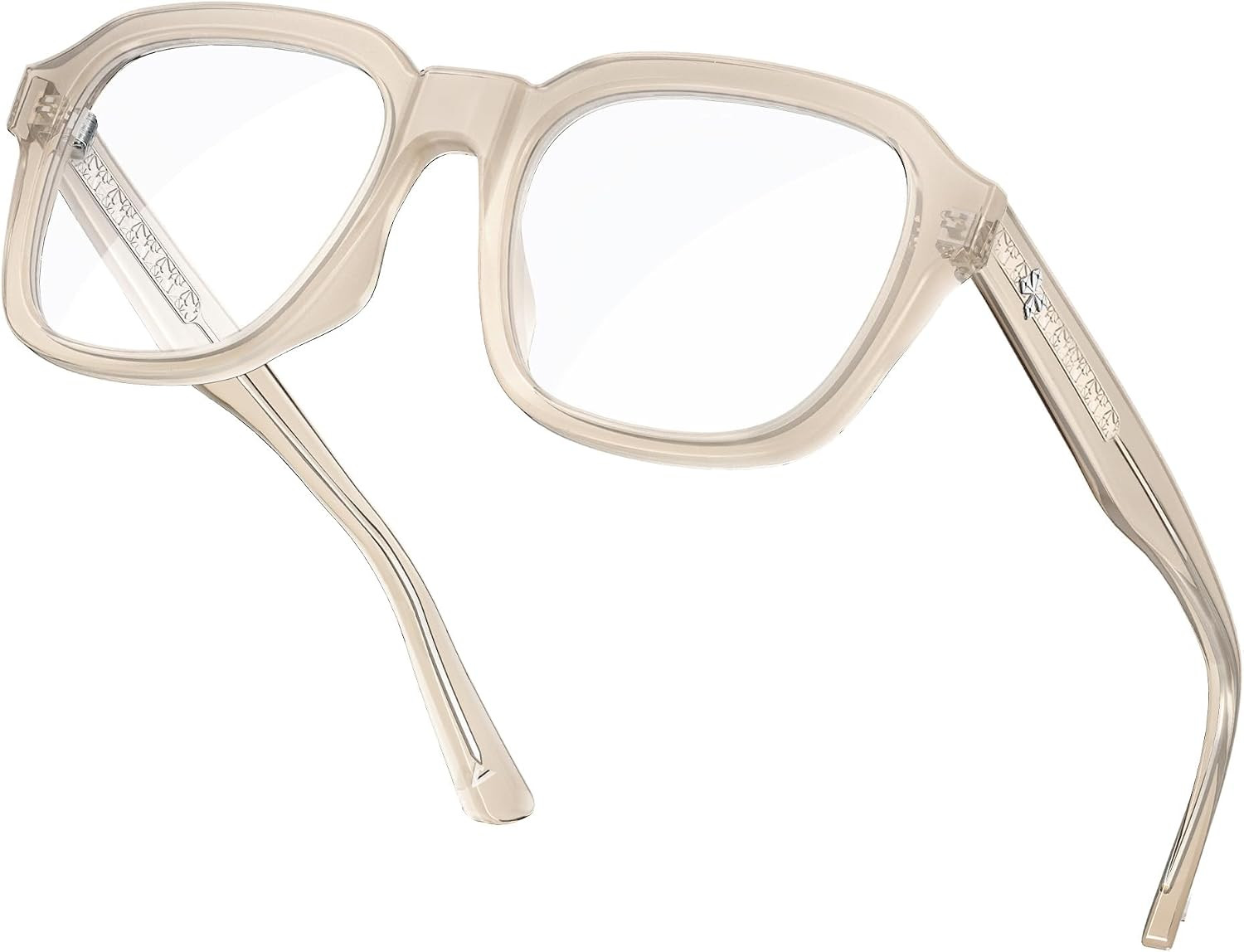 VISOONE Oversized Cute Chunky Square Computer Glasses for Women Men BENNETT | Amazon (US)