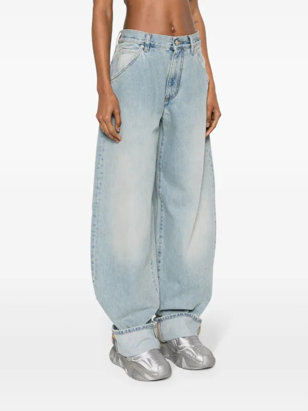 DARKPARK Khris wide-leg Jeans  | Black | FARFETCH | Farfetch Global
