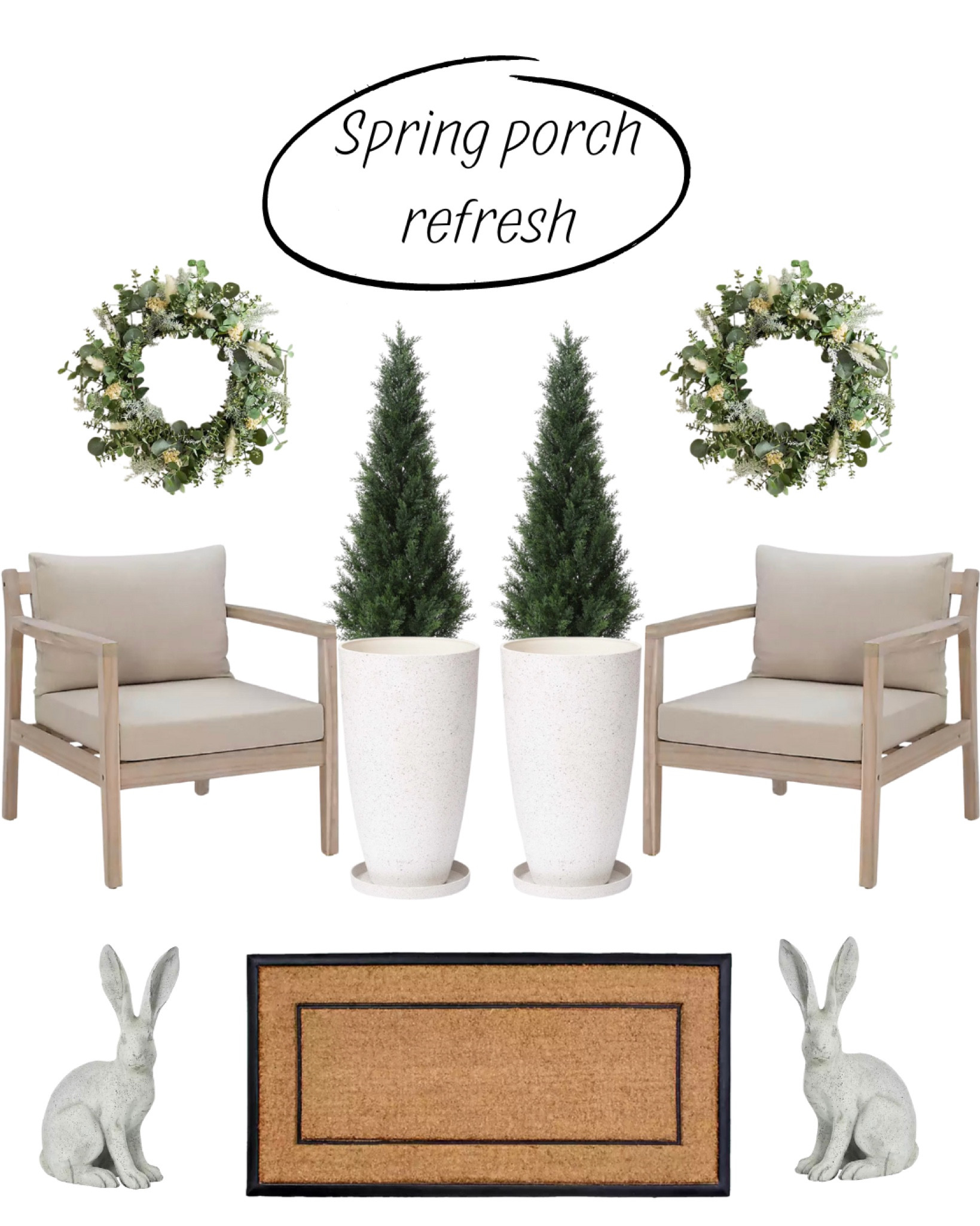 Front porch spring refresh! 

#LTKspring

#LTKSeasonal #LTKhome