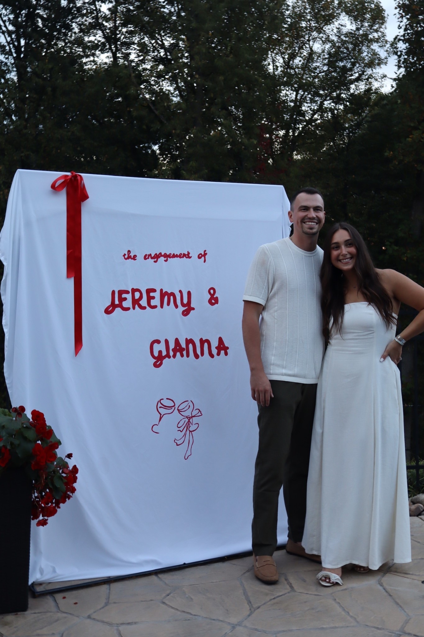 Engagement party dress or great for any bridal shower or engagement pics! 

I’m wearing a M in the dress! 

Also men’s outfit linked for bridal events as well! 


#LTKWedding