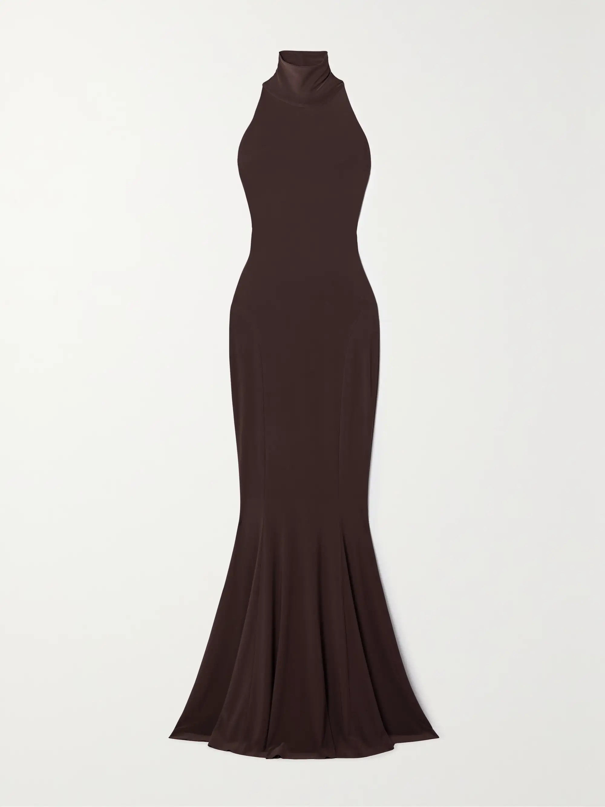 Stretch-jersey turtleneck gown | NET-A-PORTER (US)
