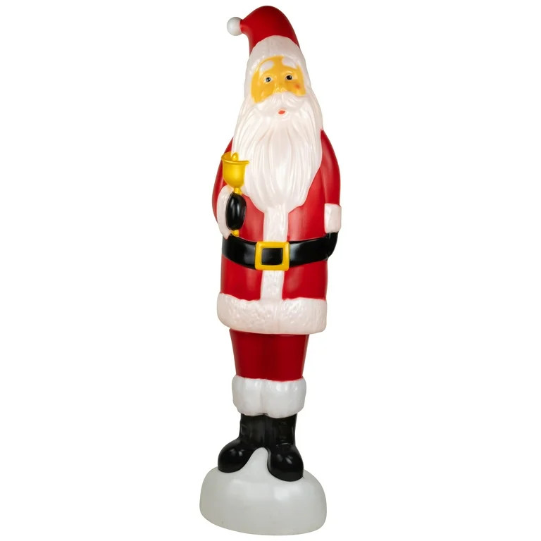 Northlight Lighted Blow Mold Santa Claus Outdoor Christmas Decoration - 59" | Walmart (US)