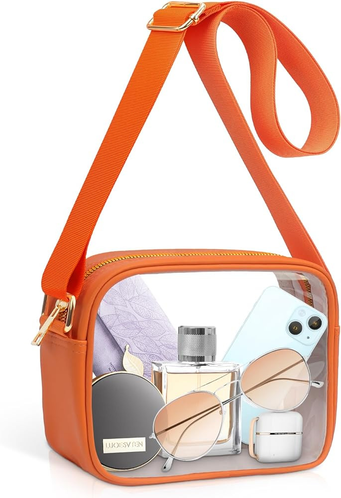 KETIEE Clear Crossbody Bag, Stadium Approved Clear Purse Bag for Concerts Sports Events Festivals | Amazon (US)