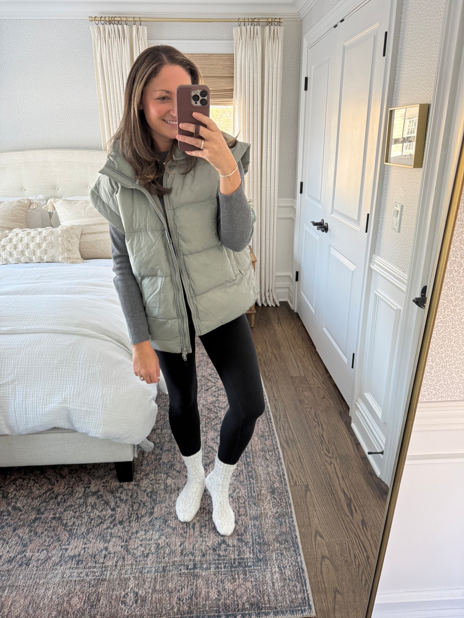 Love this puffer vest from Free People! The perfect cozy layer that time of year. I’m wearing the Greyed Olive color, which is on sale!!! Runs large so size down (I’m wearing a small) 

#LTKootd #LTKSeasonal #LTKSaleAlert