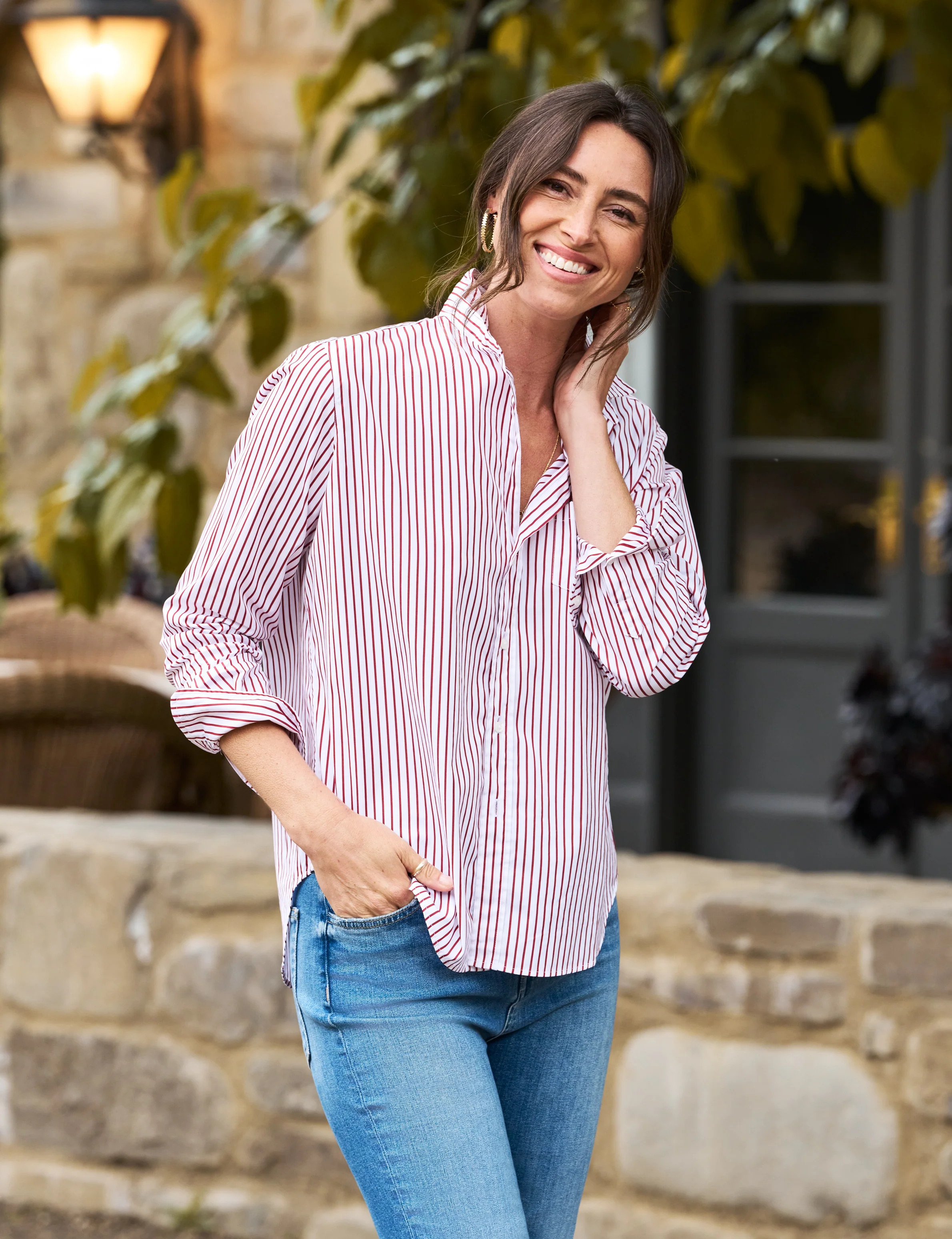 EILEEN Red Stripe, Superluxe | Frank & Eileen