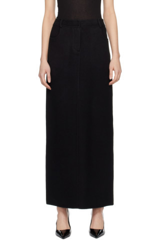 Black Malvo Maxi Skirt | SSENSE
