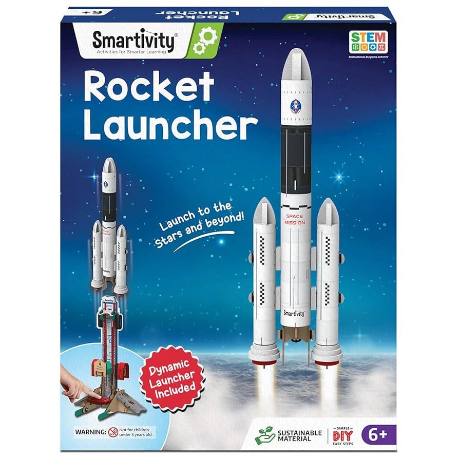 Smartivity Rocket Launcher Kit for Kids 6-14 Years Old | Build Your Own Rocket and Launcher | Bir... | Amazon (US)