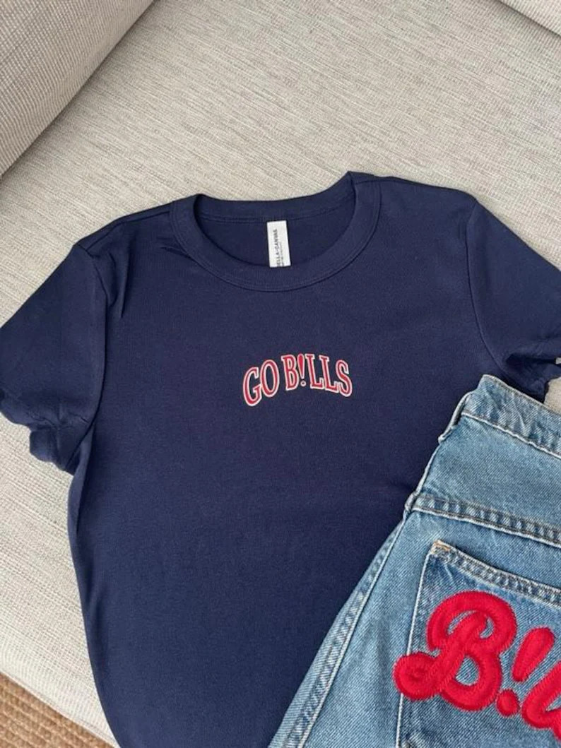 GO B!LLS Buffalo Micro Tee | Etsy (Global)