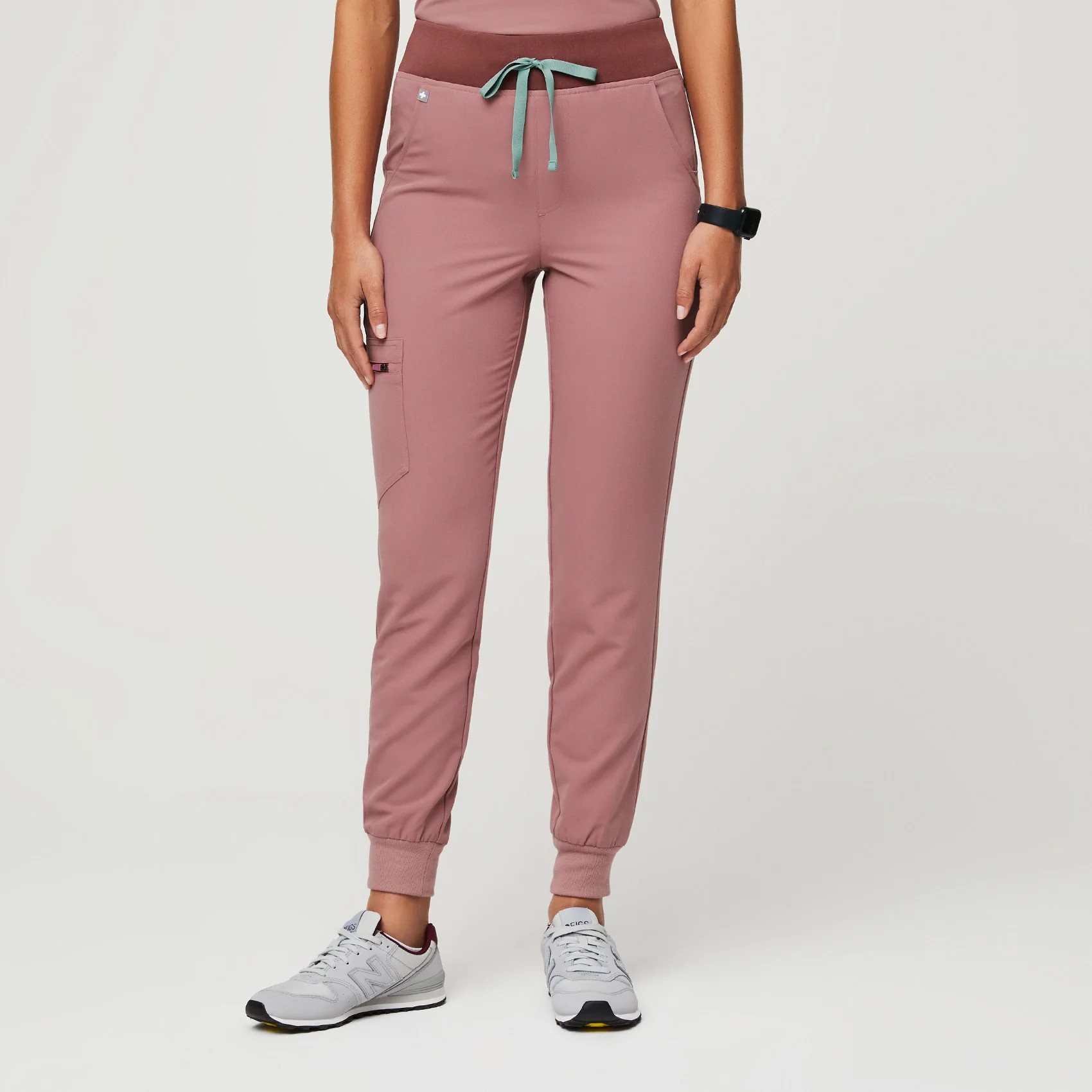 Women’s High Waisted Zamora™ Jogger Scrub Pants 2.0 - Mineral Mauve · FIGS | FIGS