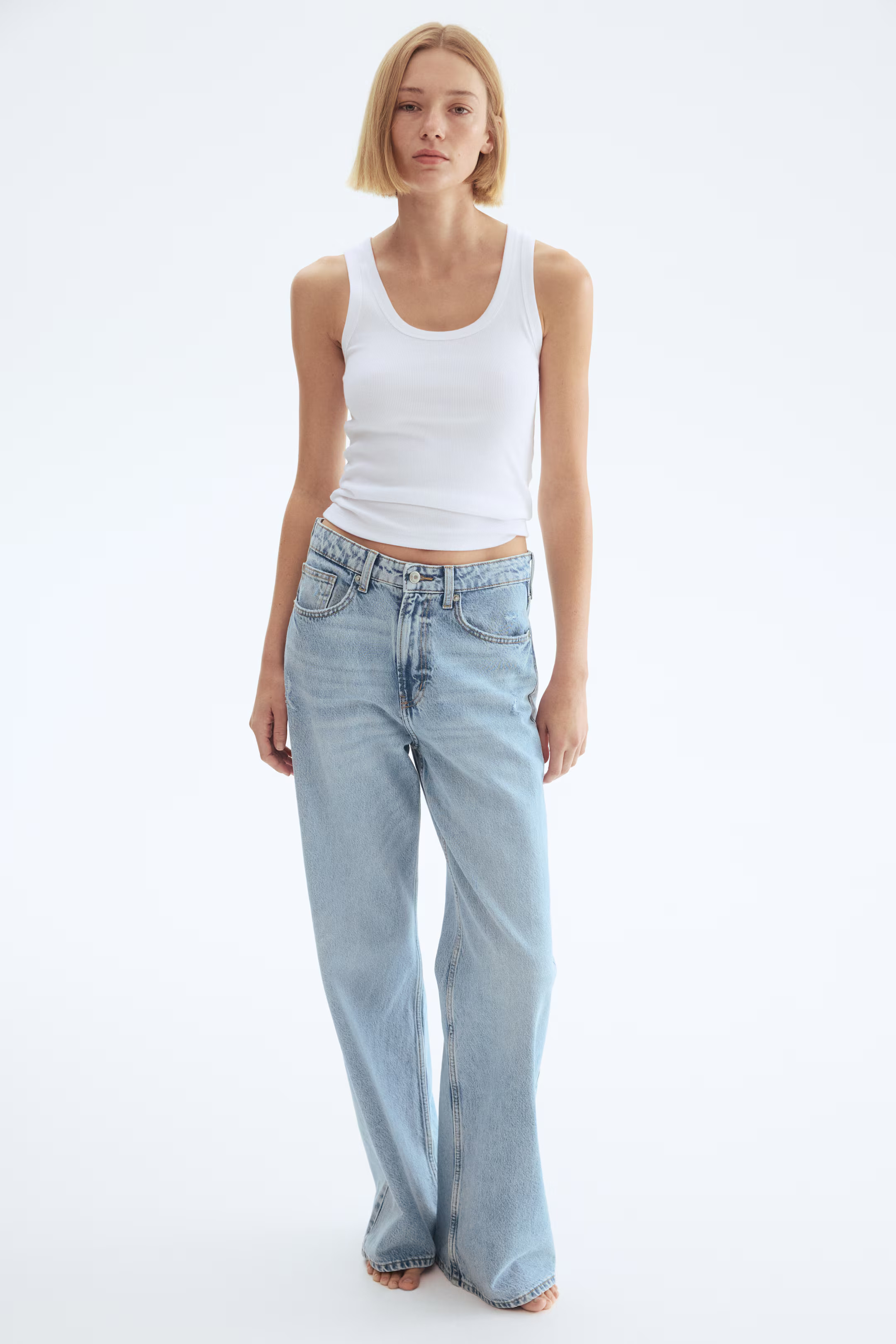 Wide High Jeans | H&M (US + CA)