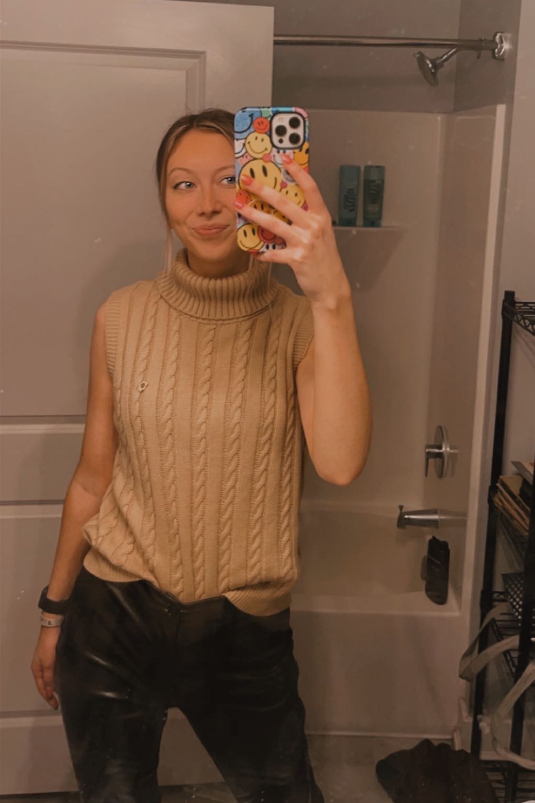 Classy twist to a neutral sweater vest!

#LTKunder50 #LTKSeasonal