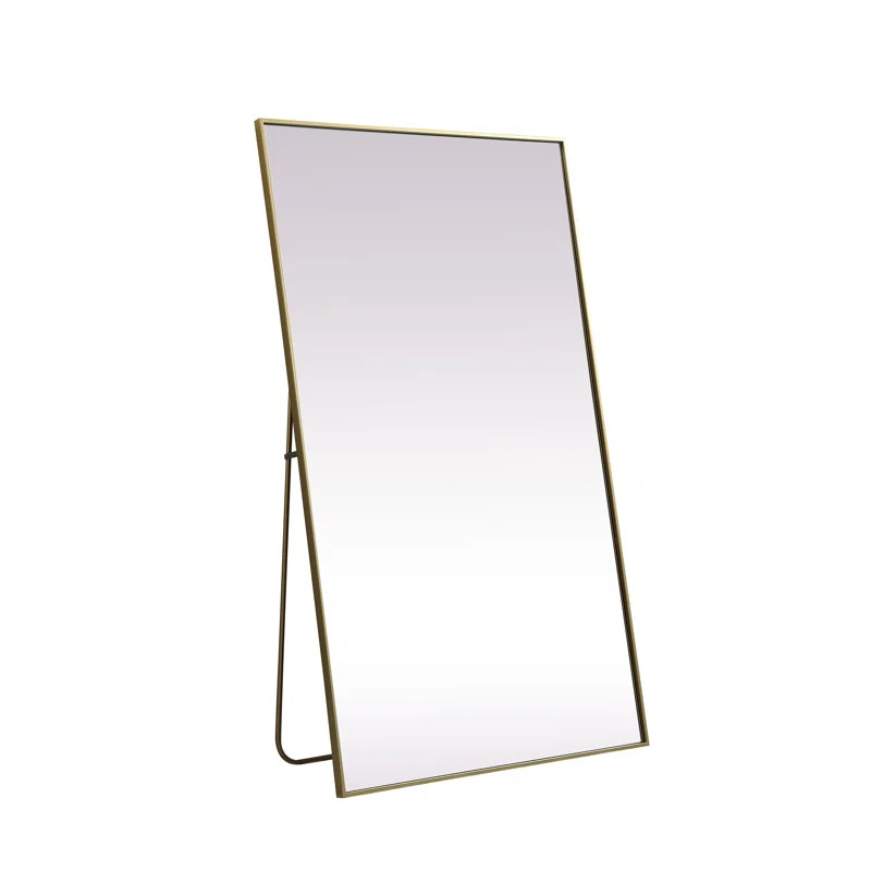 Sabine Metal Rectangle Floor Mirror | Joss & Main