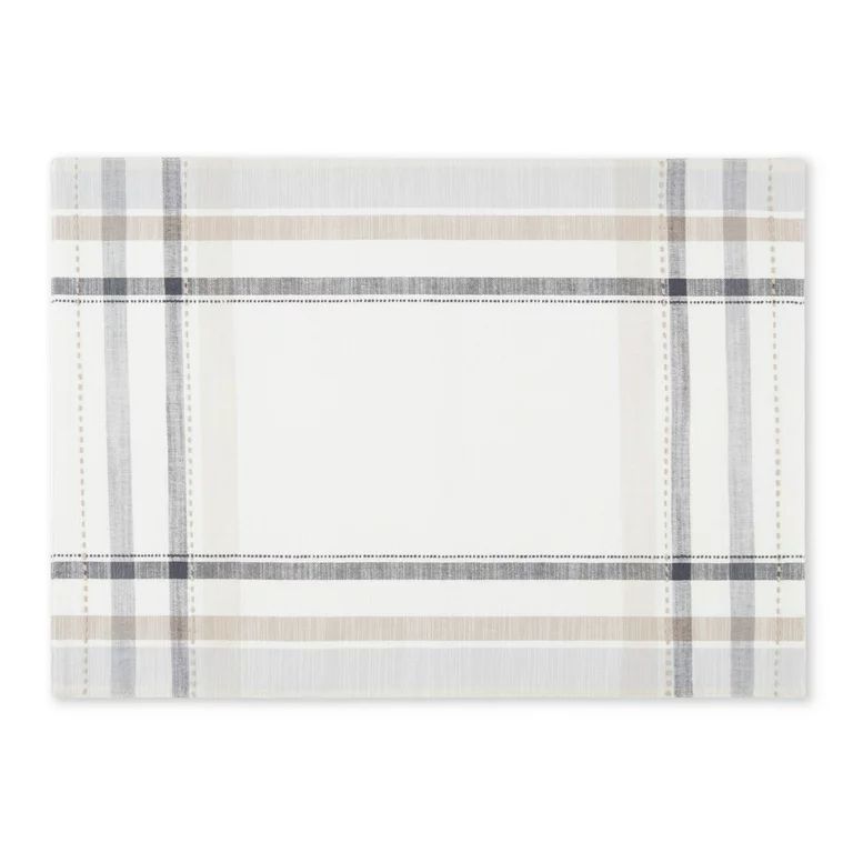 Better Homes&gardens Monday Plaid Yd Woven Placemat | Walmart (US)
