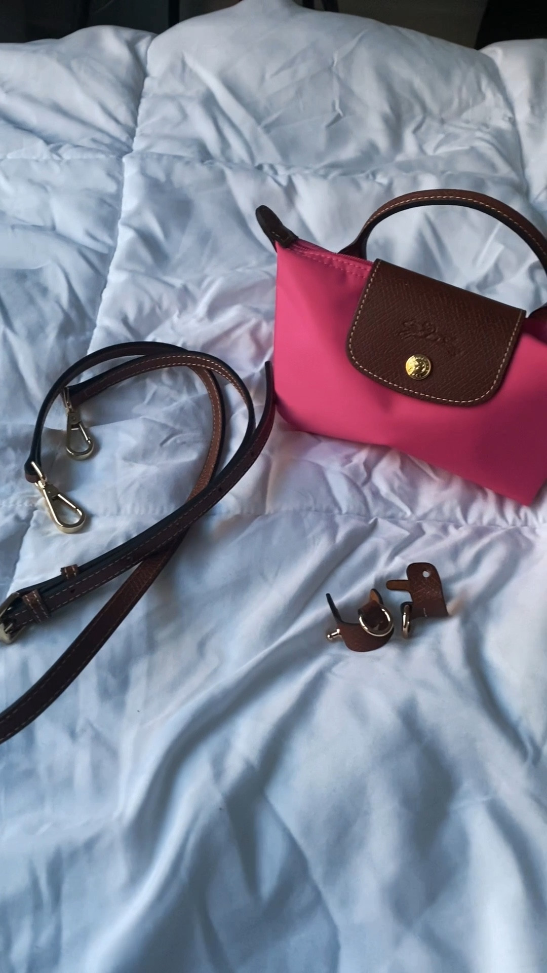 Longchamp mini le pilage cosmetics case and AliExpress strap

#LTKunder50 #LTKFind #LTKGiftGuide