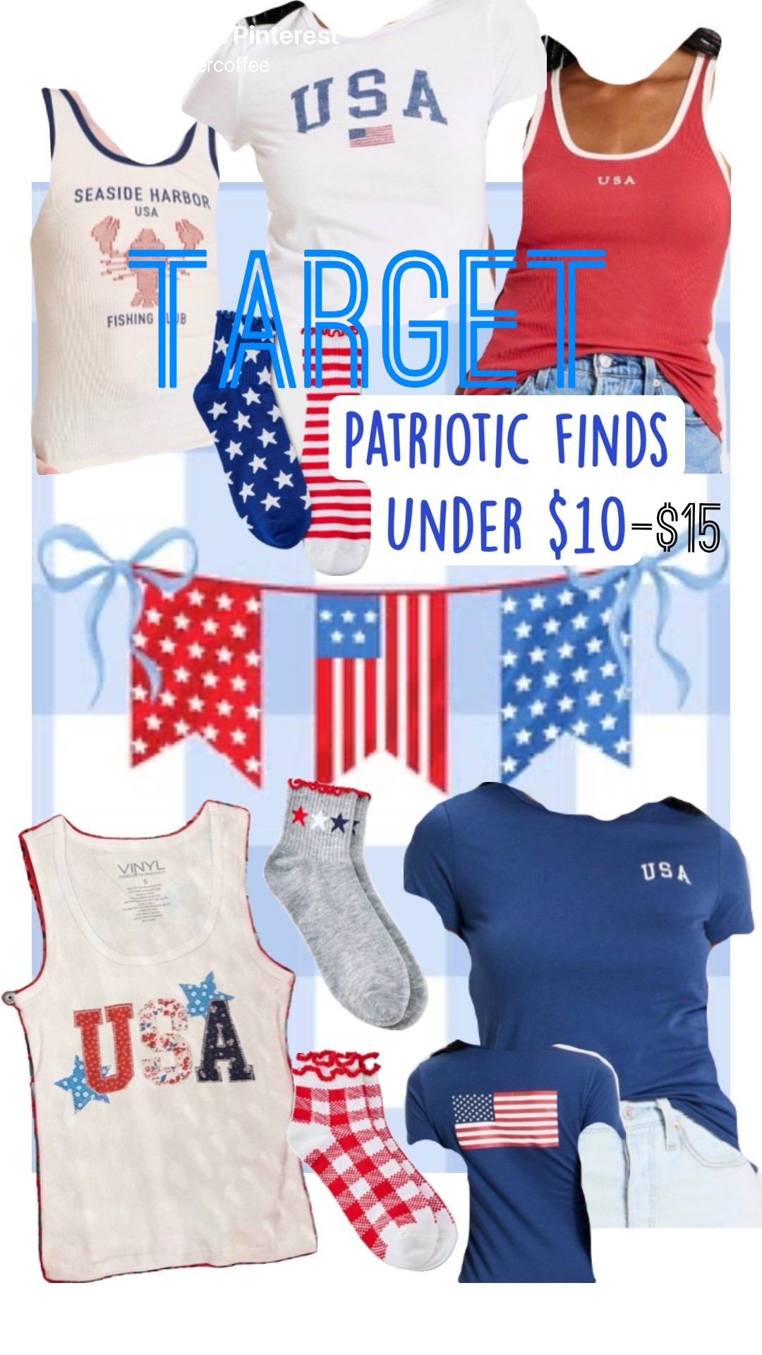 🇺🇸 Target understood the assignment. 🇺🇸

The cutest patriotic finds are hitting the shelves, and the best part? Most of them are under $15! ❤️🤍💙 From festive accessories and summer party essentials to fun finds for the kids, these budget-friendly picks are perfect for backyard BBQs, pool parties, parades, and all the Fourth of July fun.

Saving money while still being festive? That’s a win in my book. ✨

Which find are you grabbing first? 👇

#TargetFinds #TargetStyle #FourthOfJuly #PatrioticFinds #AmericanaStyle #RedWhiteAndBlue #SummerDecor #TargetRun #BudgetFriendlyFinds #LTKFinds #LTKUnder50 #SummerShopping #HolidayHosting #MomLife #StyledByAsh @Target

#LTKSeasonal #LTKSaleAlert #LTKootd