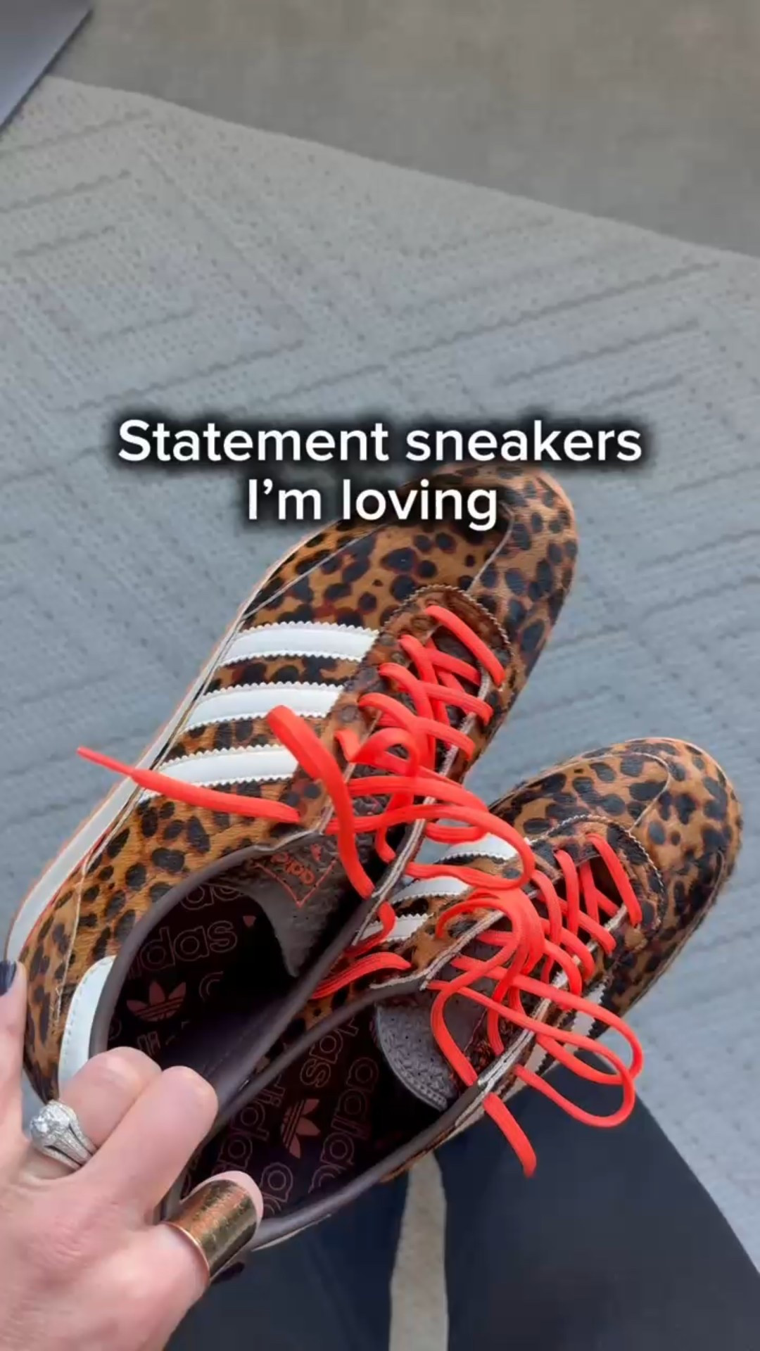 One of my Christmas presents..I love a good statement sneaker! Such a good addition to a capsule closet!

#LTKOver40 #LTKSeasonal #LTKootd