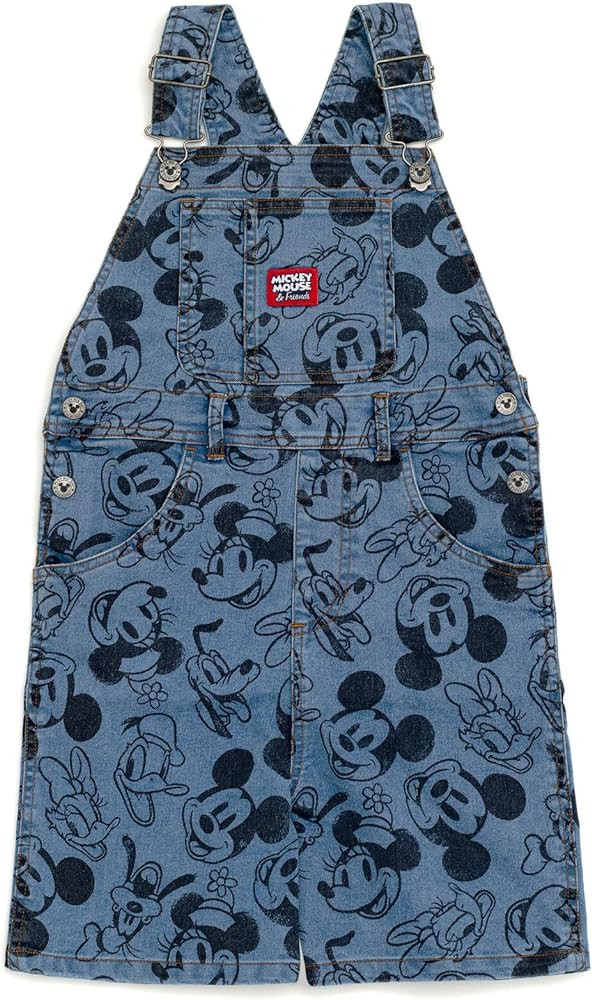 Disney Mickey Mouse Denim Jacket Overalls Shortalls Pants Infant to Big Kid | Amazon (US)
