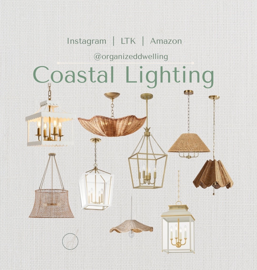 Pretty coastal inspired lighting!

#light #chandelier #coastal #organizeddwelling #pendant

#LTKdayinmylife #LTKHome #LTKSaleAlert