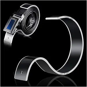 OILCUP 10 PCS Acrylic Belt Display Stand for Men and Women Belt, Rack Holder Closet Organizer Spa... | Amazon (US)