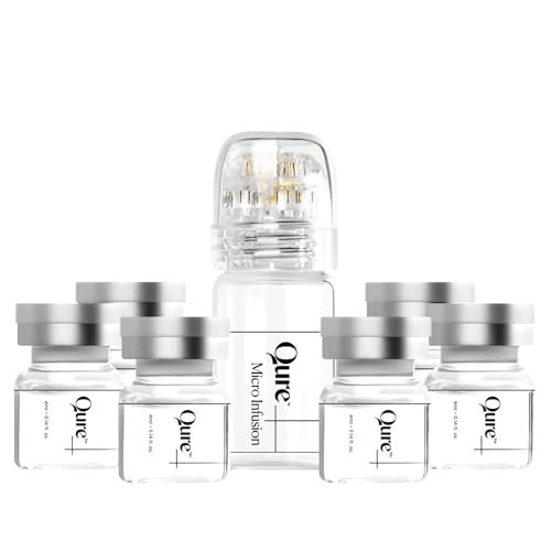 Qure Micro Infusion System for Face & Neck - Facial Moisturizing Essence, Hydrating Serum for All Skin Types, Refreshed Skin - 3 Month Supply | Amazon (US)