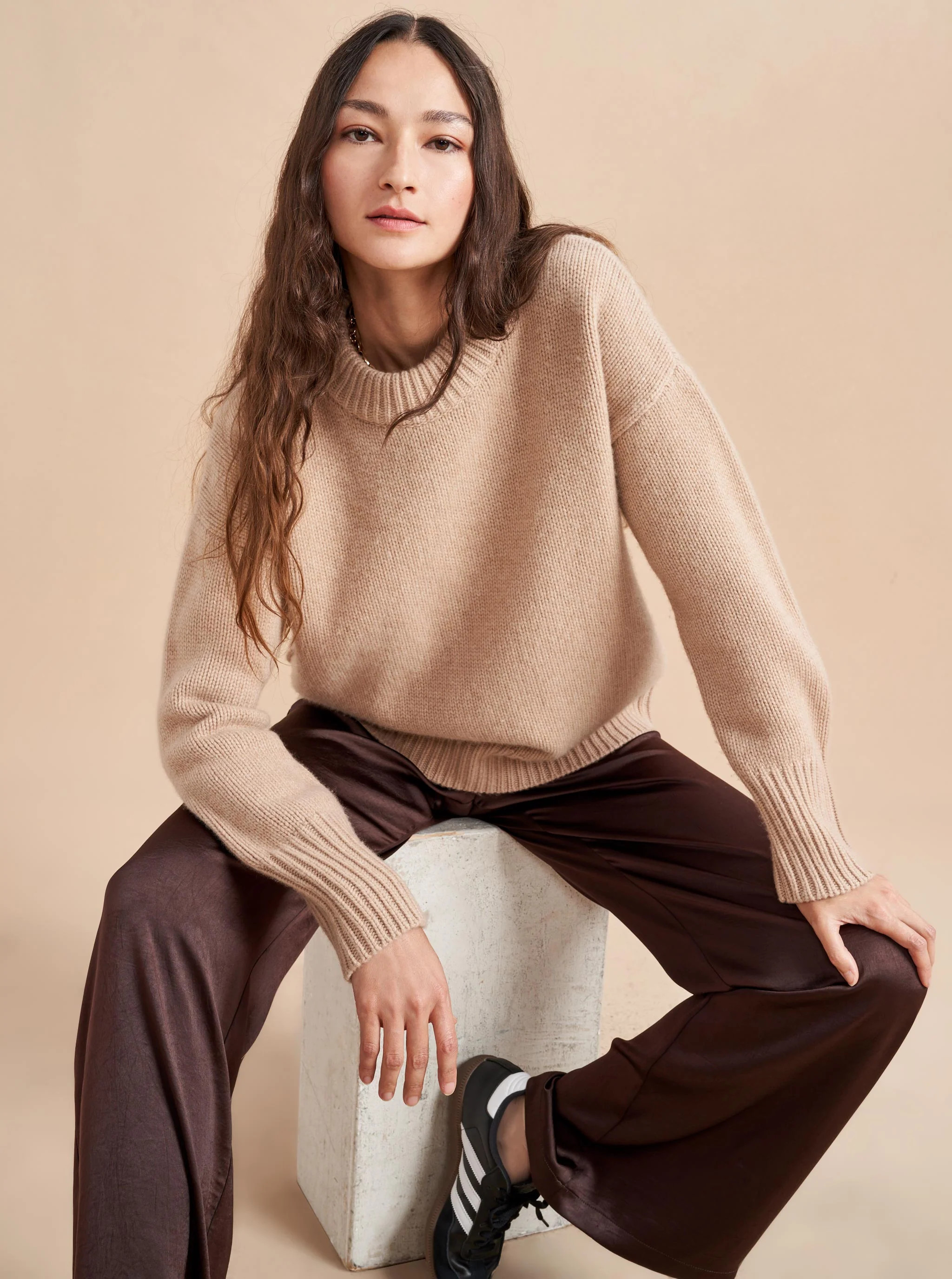 Solid Marin Sweater | La Ligne