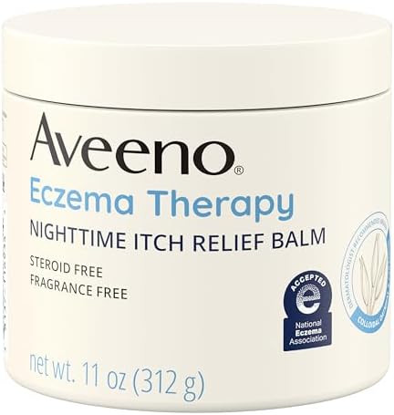 Aveeno Eczema Therapy Nighttime Itch Relief Balm, Eczema Cream for Body, Moisturizing Colloidal O... | Amazon (US)