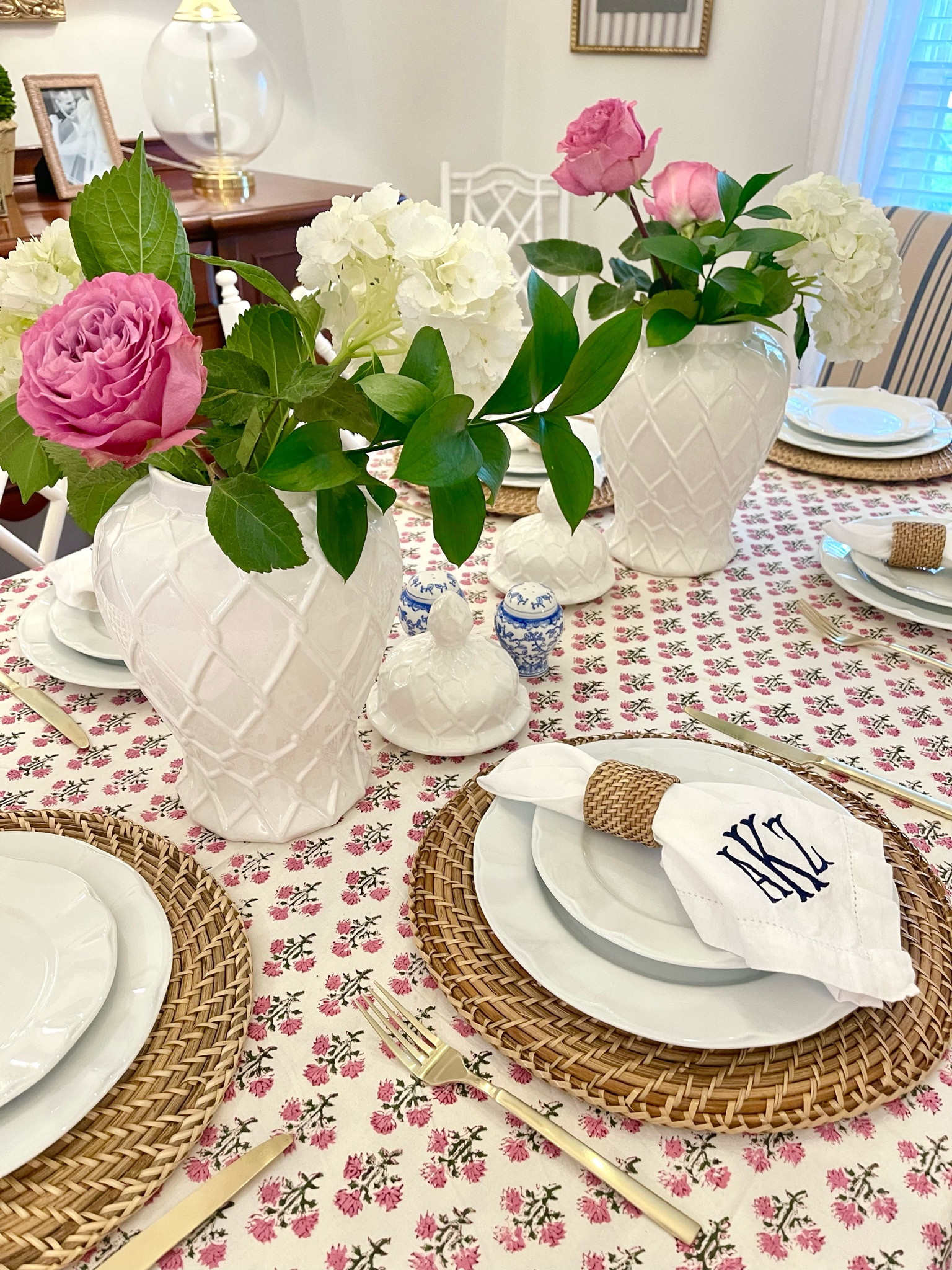 Mothers Day Brunch tablescape details ✨💞

#LTKunder100 #LTKSeasonal #LTKhome