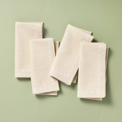 Set of 4 Cloth Napkins - Hearth & Hand™ with Magnolia | Target