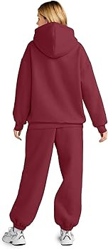 AUTOMET Womens 2 Piece Outfits Lounge Hoodie Sweatsuit Sets Plus Size Fall Fashion Clothes Airpor... | Amazon (US)