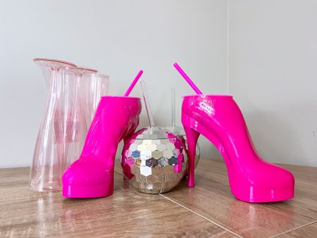 These new party cups are giving all  the Barbie vibes!! 💕🎉

Barbie Party | Pink party | Party supplies | Party decor | Stiletto cup | disco cup | Party tumblers

#LTKhome #LTKFind #LTKunder50