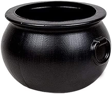 PMU 16 Inch Black Cauldron Kettle, Halloween Witch Plastic Kettle, Party Decorations Indoor & Out... | Amazon (US)