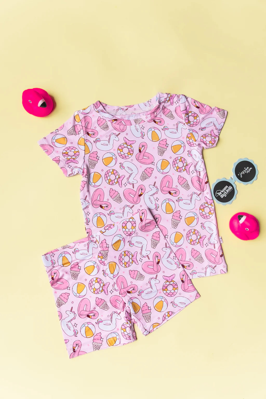 EXCLUSIVE GIRLS JUST WANNA HAVE SUN DREAM SHORT SET | Dream Big Little Co.