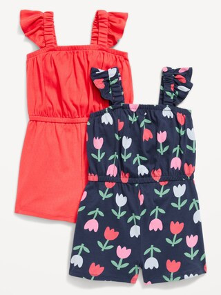 Sleeveless Romper 2-Pack for Toddler Girls | Old Navy (US)
