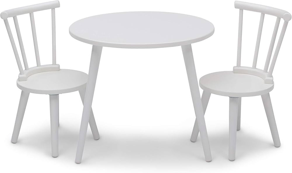Delta Children Homestead Kids Table & 2 Chairs Set - Ideal for Arts & Crafts, Greenguard Gold Cer... | Amazon (US)