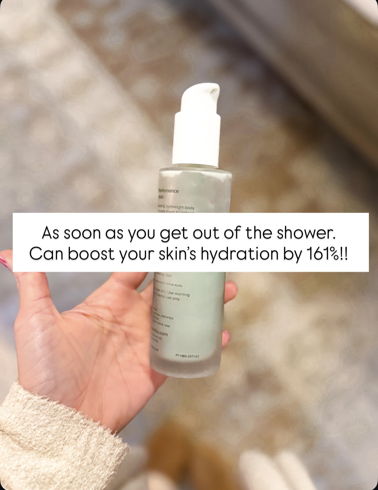 This hyaluronic acid serum is amazing for your skin. It can increase hydration by 161%! I apply this when I get out of the shower all over my body. You can follow up with a body oil or body lotion.

#LTKselfcare #LTKBeauty #LTKmorningroutine