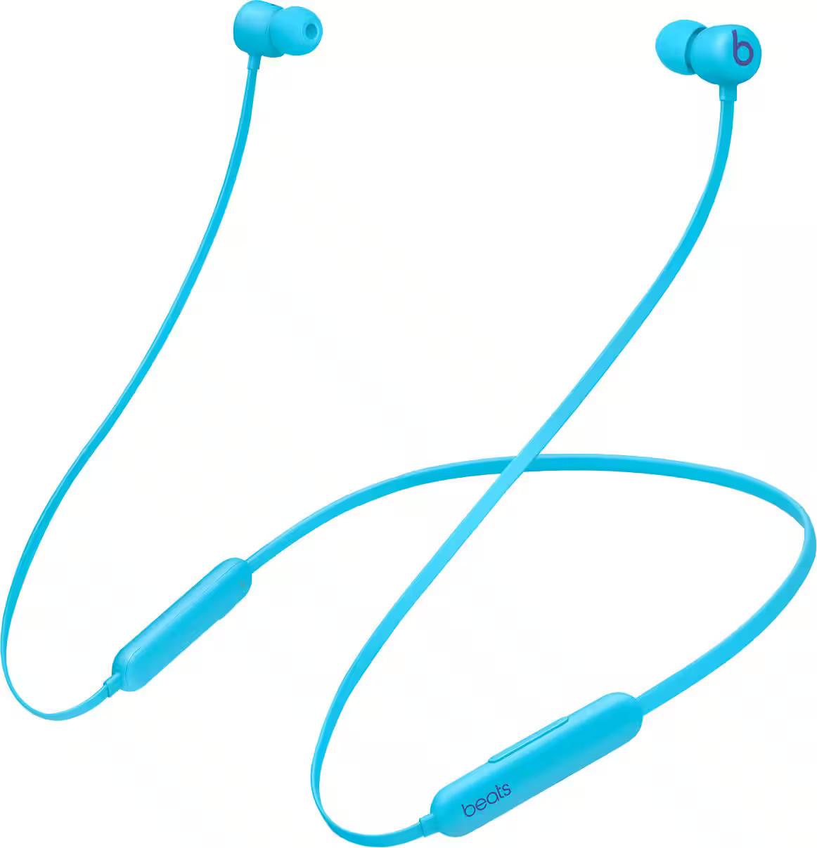 Beats - Flex Wireless Earphones - Flame Blue | Best Buy U.S.