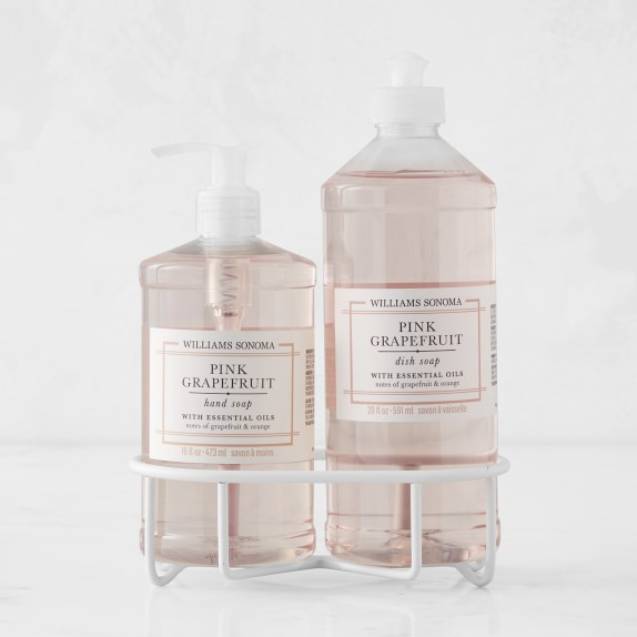 Williams Sonoma Pink Grapefruit Hand Soap & Dish Soap 3-Piece Kitchen Set | Williams-Sonoma